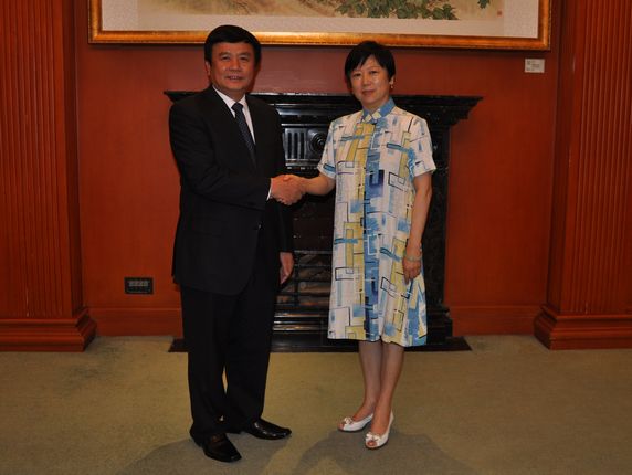 CPAFFC President Li Xiaolin Meeting with the Head of the Delegation