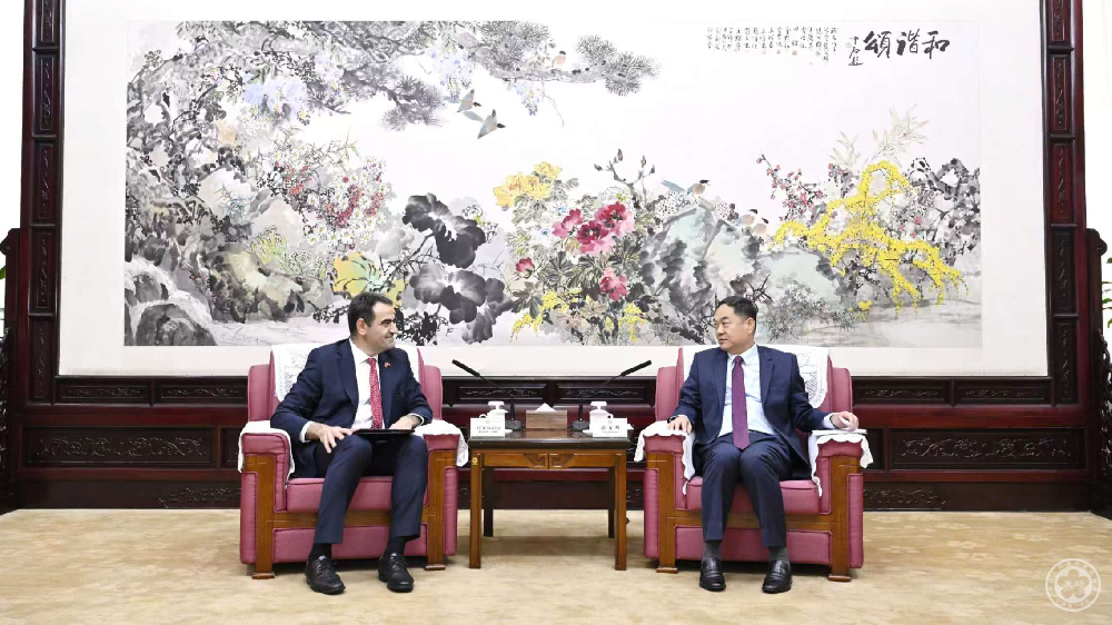 President Yang Wanming Meets with Newly Appointed Turkish Ambassador to China Selcuk Ünal