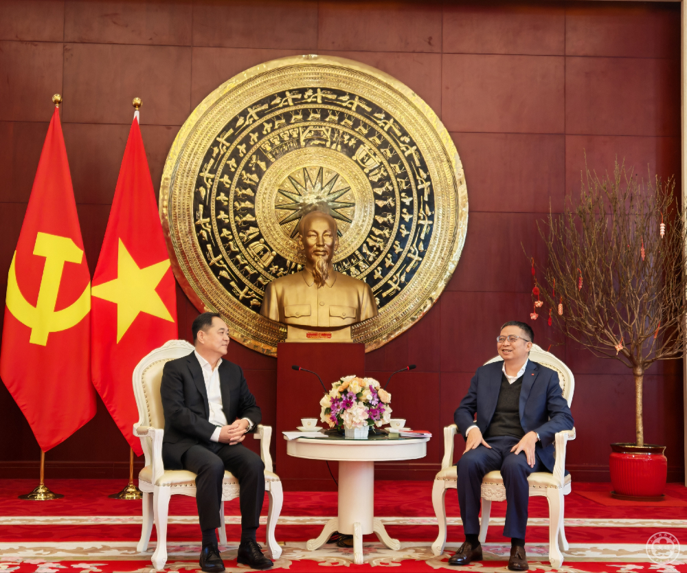 President Yang Wanming Attends Luncheon Meeting with Pham Thanh Binh, Vietnamese Ambassador to China